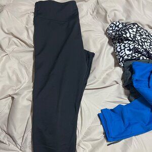 Zyia Active Black No Pocket Light and Tight 7/8